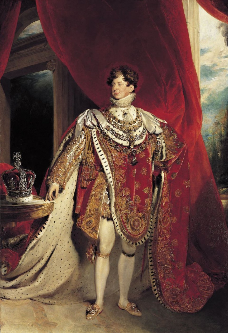 Portrait of King George IV