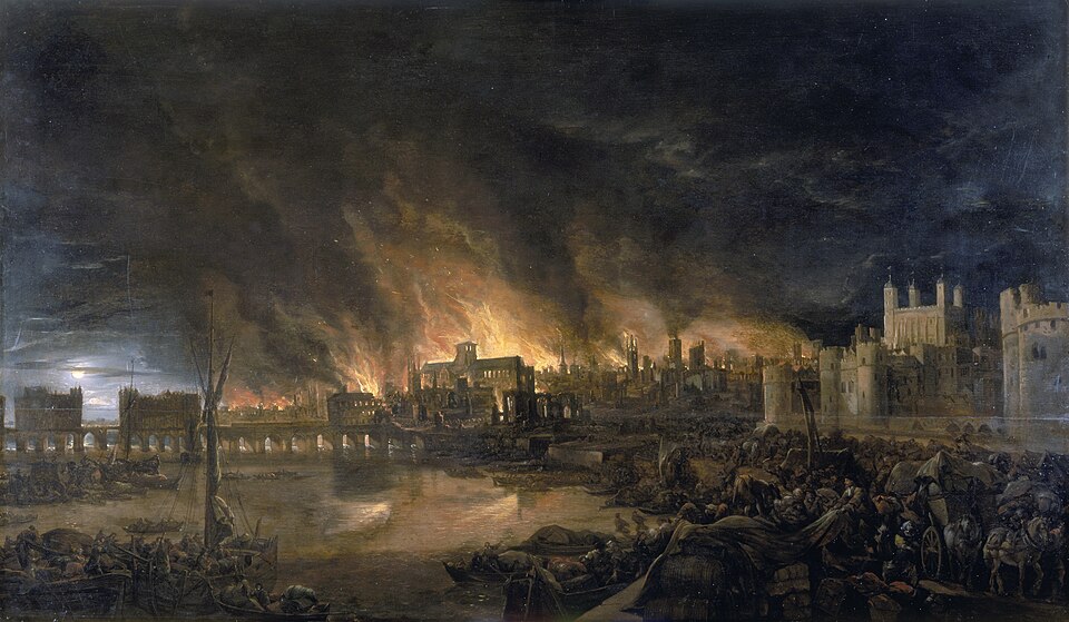 The Great Fire of London, 1666