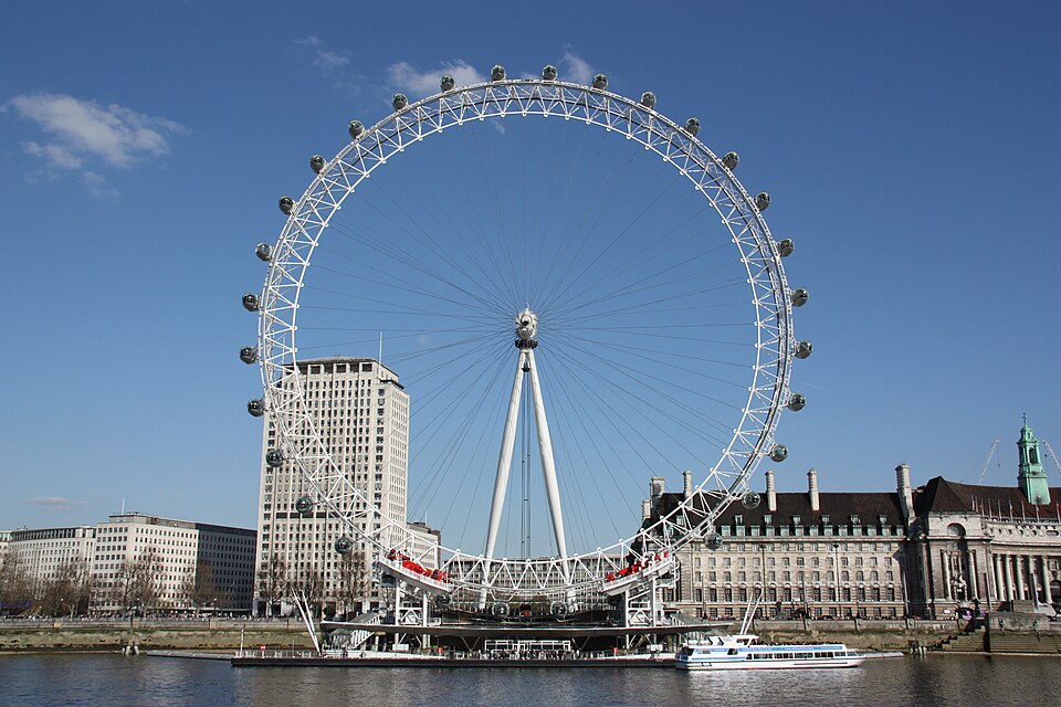 The London Eye observation wheel