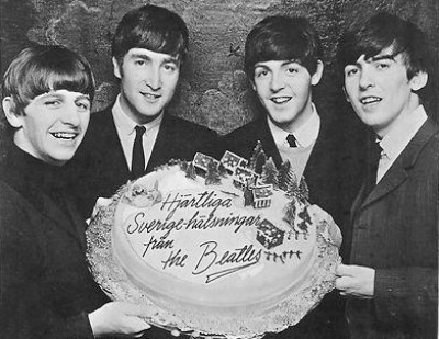 Photograph of The Beatles, 1963
